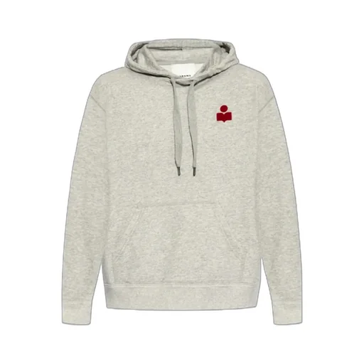 Matte Logo Printed Drawstring Hoodie