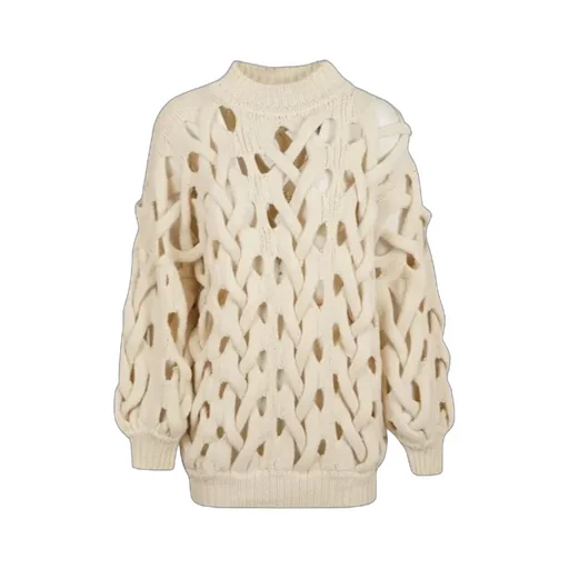 Cut-Out Knitted Sweater