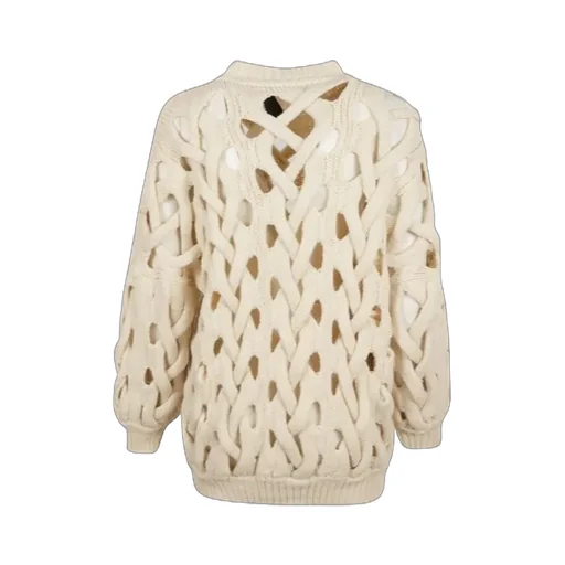 Cut-Out Knitted Sweater