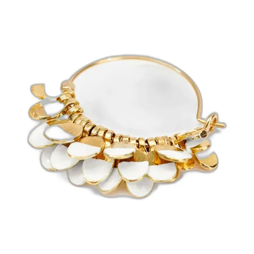 Casablanca Tassel Hoop Earrings