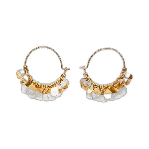 Casablanca Tassel Hoop Earrings