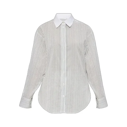 Button-Up Striped Shirt