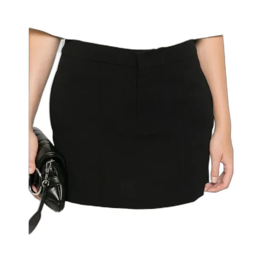 Licoma High Waist Crepe Mini Skirt