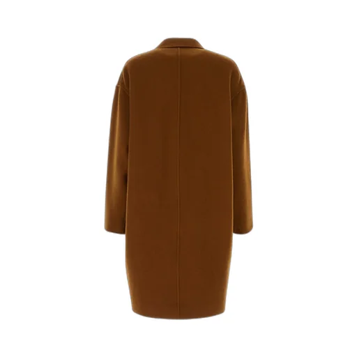 Double-Breasted Long-Sleeved Coat