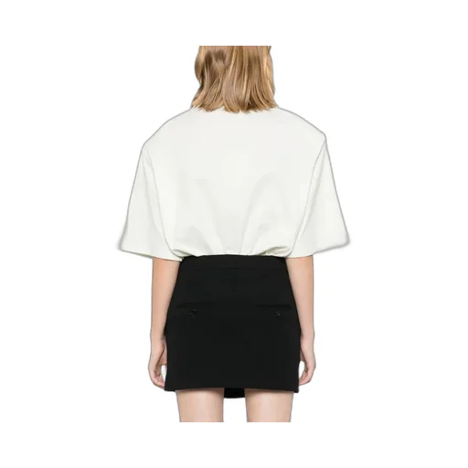 Licoma High Waist Crepe Mini Skirt