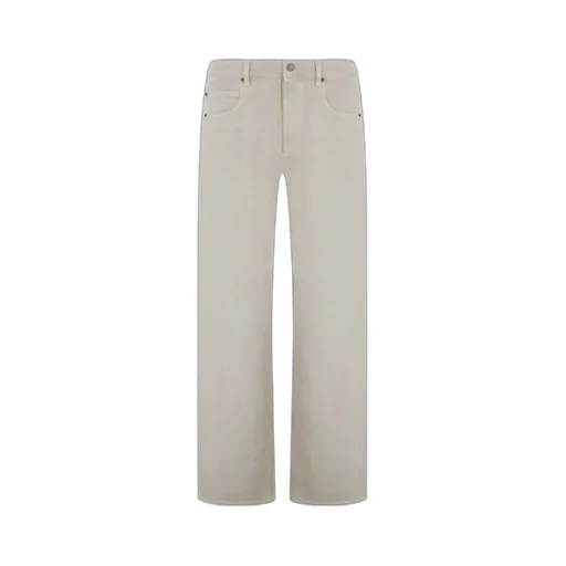 Straight-Leg Wide-Leg Denim Jeans