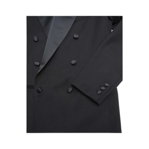 Double-Breasted Long-Sleeved Jacket