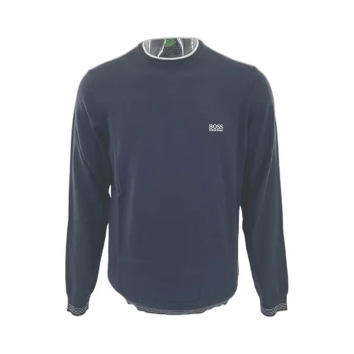 Round-Collar And Long-Sleeved Sweater