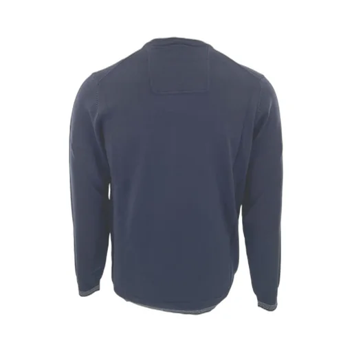 Round-Collar And Long-Sleeved Sweater