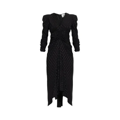 V-Neck Midi Dress