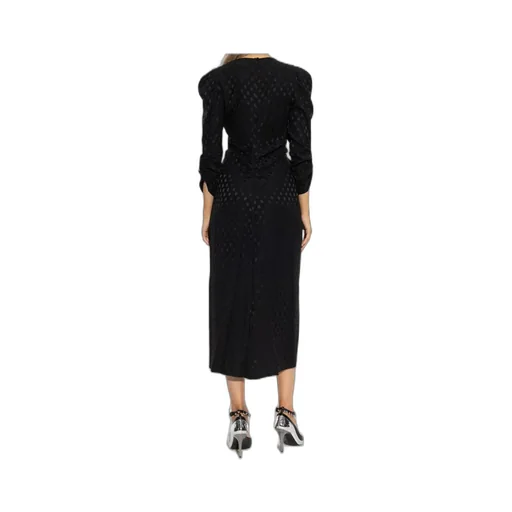 V-Neck Midi Dress