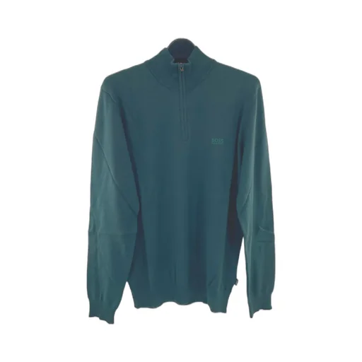 Zippered Long-Sleeved Sweater