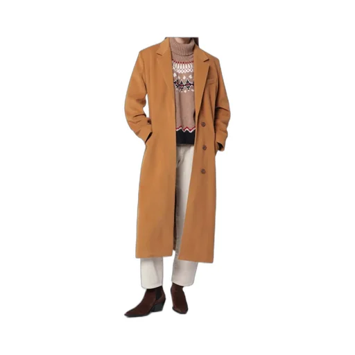 Camel Wool Blend Coat