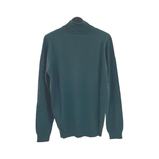 Zippered Long-Sleeved Sweater