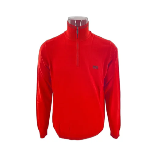 Zippered Long-Sleeved Sweater
