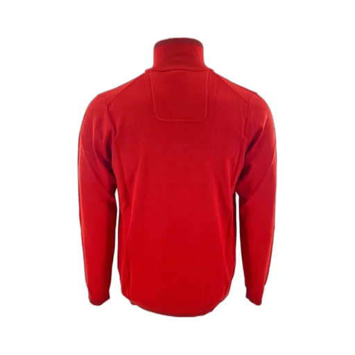 Zippered Long-Sleeved Sweater