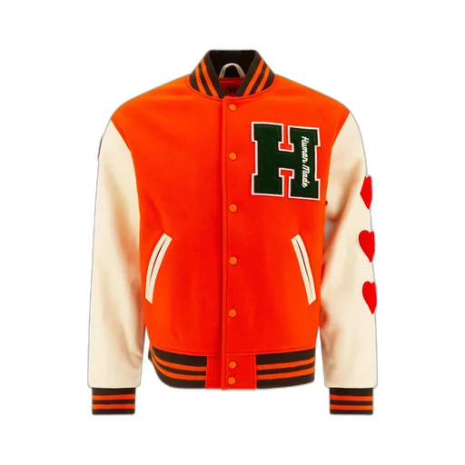 Heart Patch Varsity Jacket