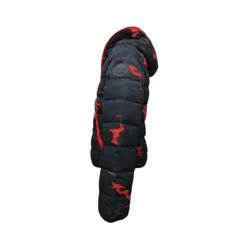 Hoded Camouflage Down Jacket