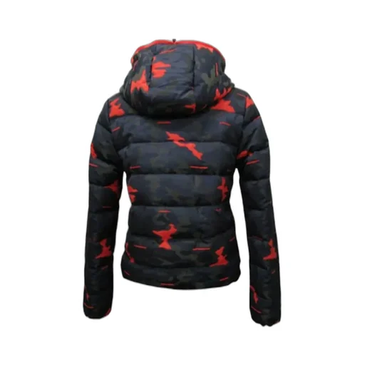 Hoded Camouflage Down Jacket