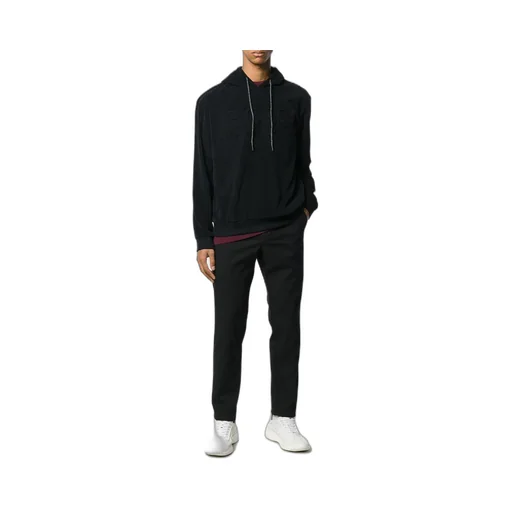 Straight-Leg Stretch-Cotton Trousers