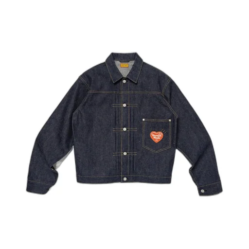 Denim Button-Up Jacket