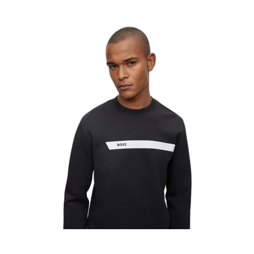 Graphic Logo Striped Sweatshirt