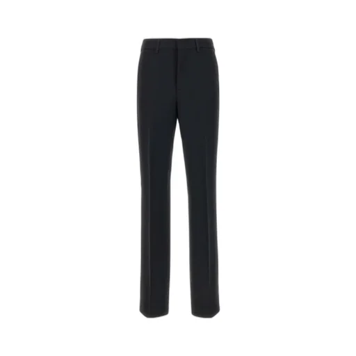 Pleated Zipper Casual Pants