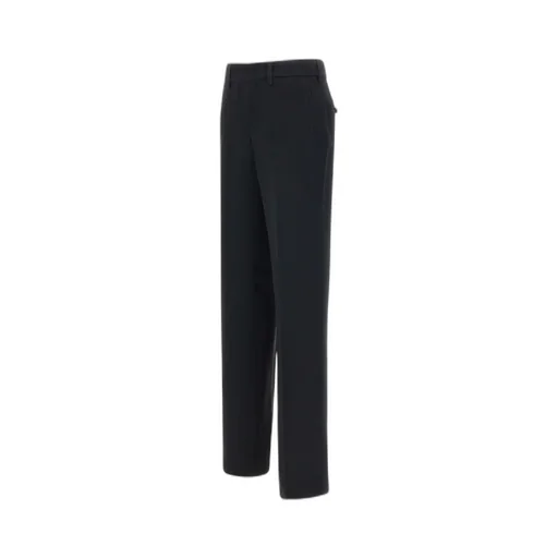 Pleated Zipper Casual Pants
