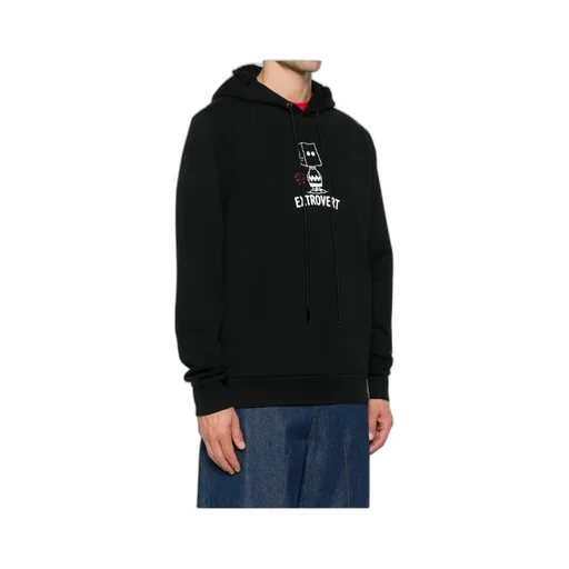 Graphic-Print Cotton Hoodie