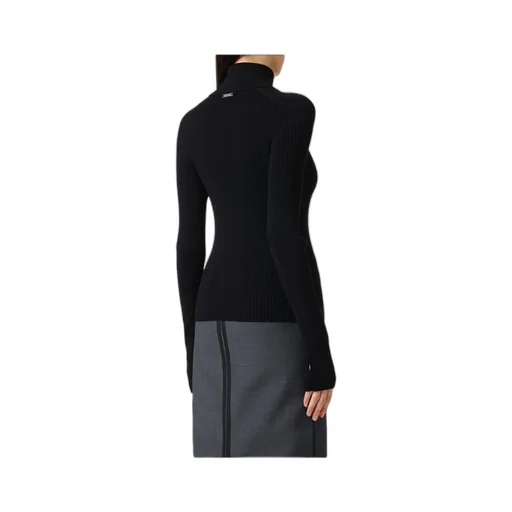 Collared Ribbed Top