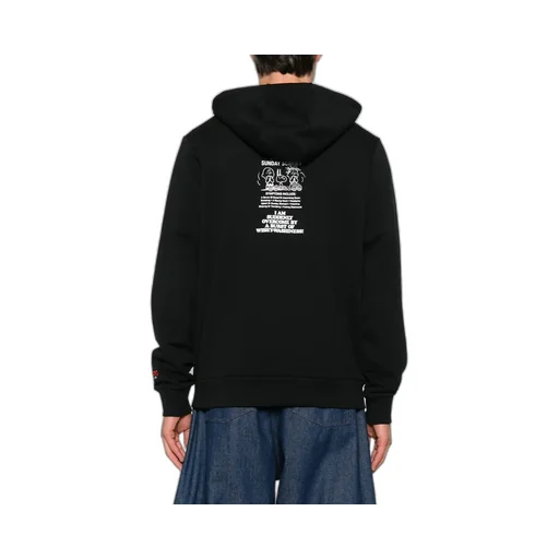 Graphic-Print Cotton Hoodie