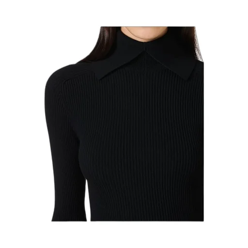 Collared Ribbed Top