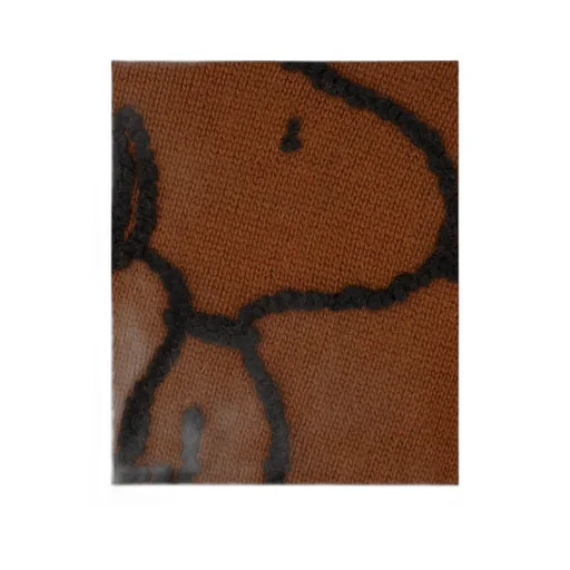 Snoopy-Motif Wool-Alpaca Blend Sweater
