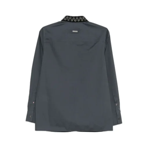 Embellished-Collar Shirt