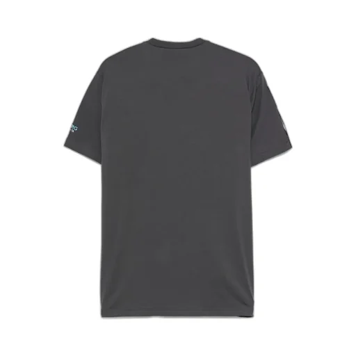 Cartoon Print Sleeve Detail T-Shirt