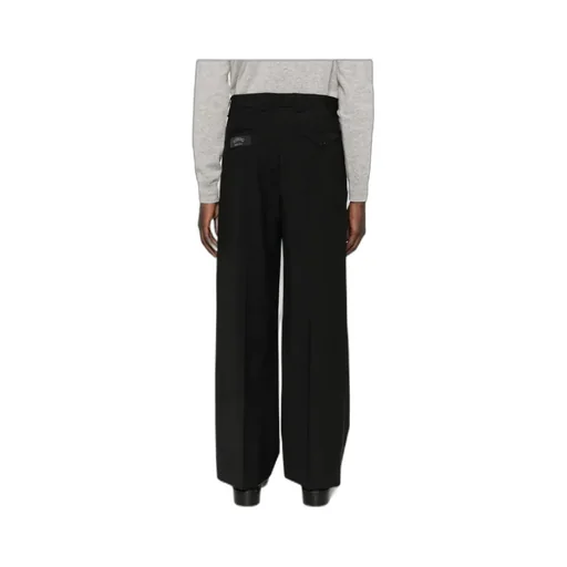 Pleated Wide-Leg Trousers