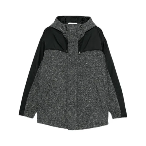 Panelled Hooded Jacket