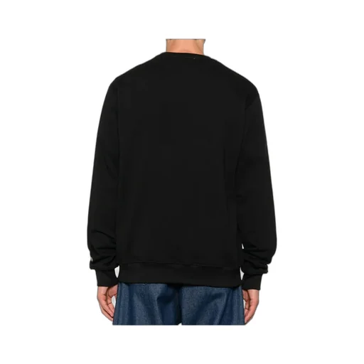 Bear-Embellished Crew-Neck Sweatshirt