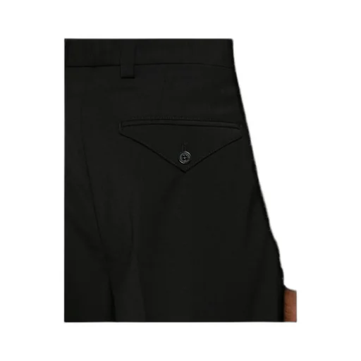 Pleated Wide-Leg Trousers