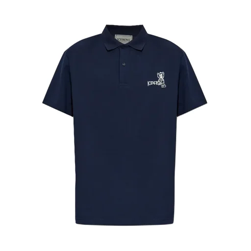 Logo Printed Short-Sleeved Polo Shirt