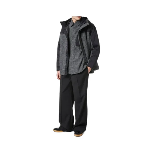 Panelled Hooded Jacket