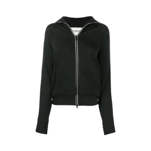 Striped Zipper Casual Jacket