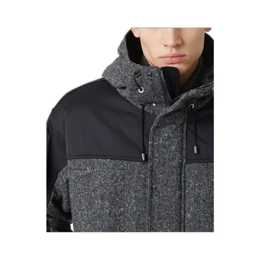 Panelled Hooded Jacket