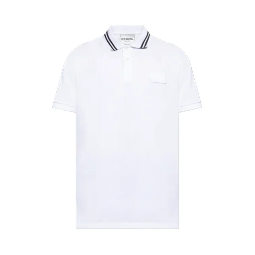 Logo Patch Short-Sleeved Polo Shirt