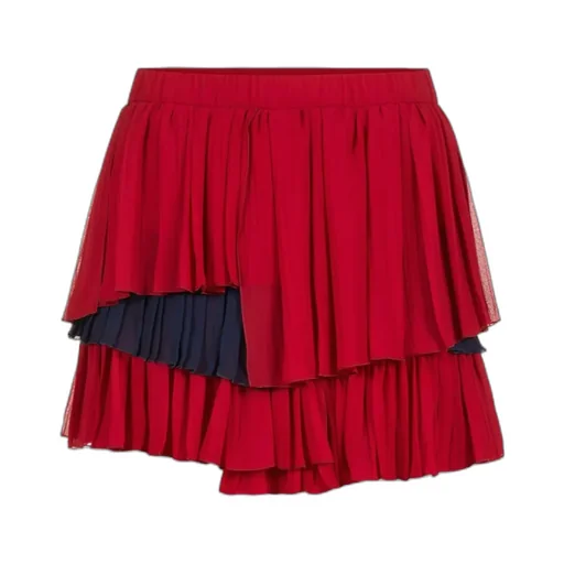 Ruffled Pleated Skirt
