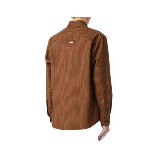 Pinstripe Zip-Pocket Shirt