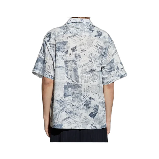 Allover Printed Short-Sleeved Shirt