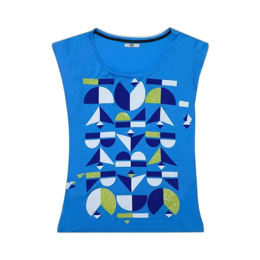 Printed Sleeveless T-Shirt