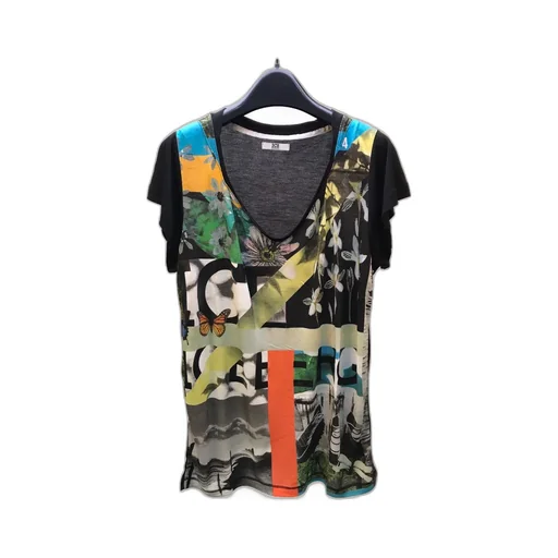 V-Collar Short-Sleeved T-Shirt