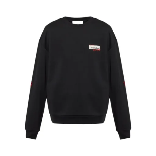 Logo Patch Crewneck Sweatshirt